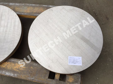 چین SB265 Gr.1 Titanium / Carbon Steel Clad Tubesheet for Condensers تامین کننده