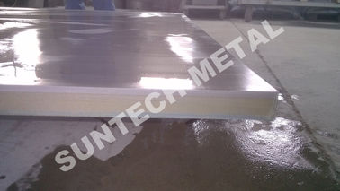 چین SB265 Gr.1 / 516 Gr.70N Titanium Clad Plate for Heat Exchanger Tubesheets کارخانه