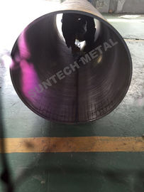 Explosive Welding Nickle Alloy Bimetallic Clad Pipe For Chemical Process Equipment تامین کننده