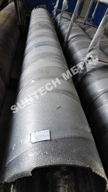 UNS N04400 Nickle Alloy and Carbon Steel Clad Pipe For Chemical Process Equipment تامین کننده